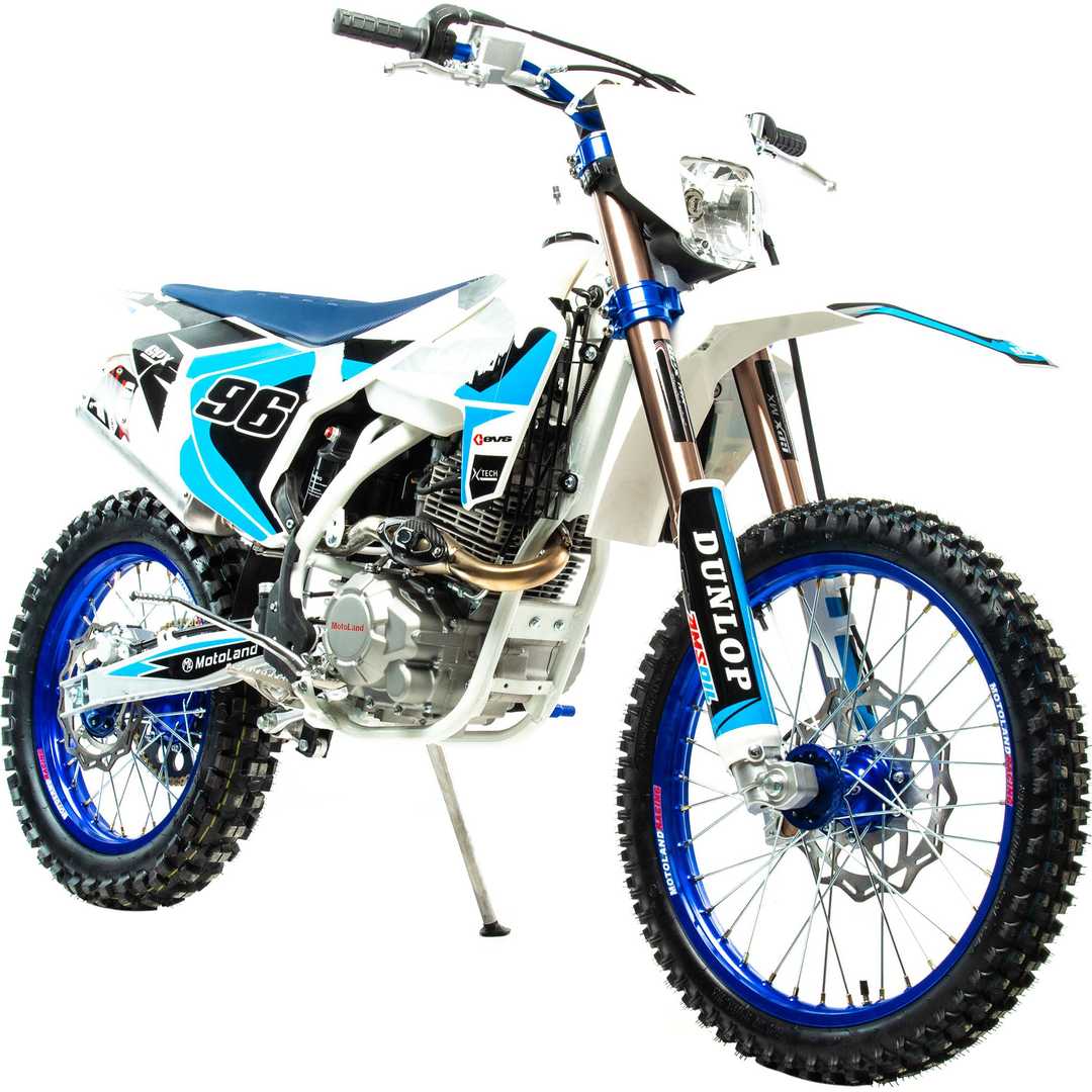 Мотоцикл Кросс Motoland XT 250 ST 21/18 (172FMM) синий РАСПРОДАЖА