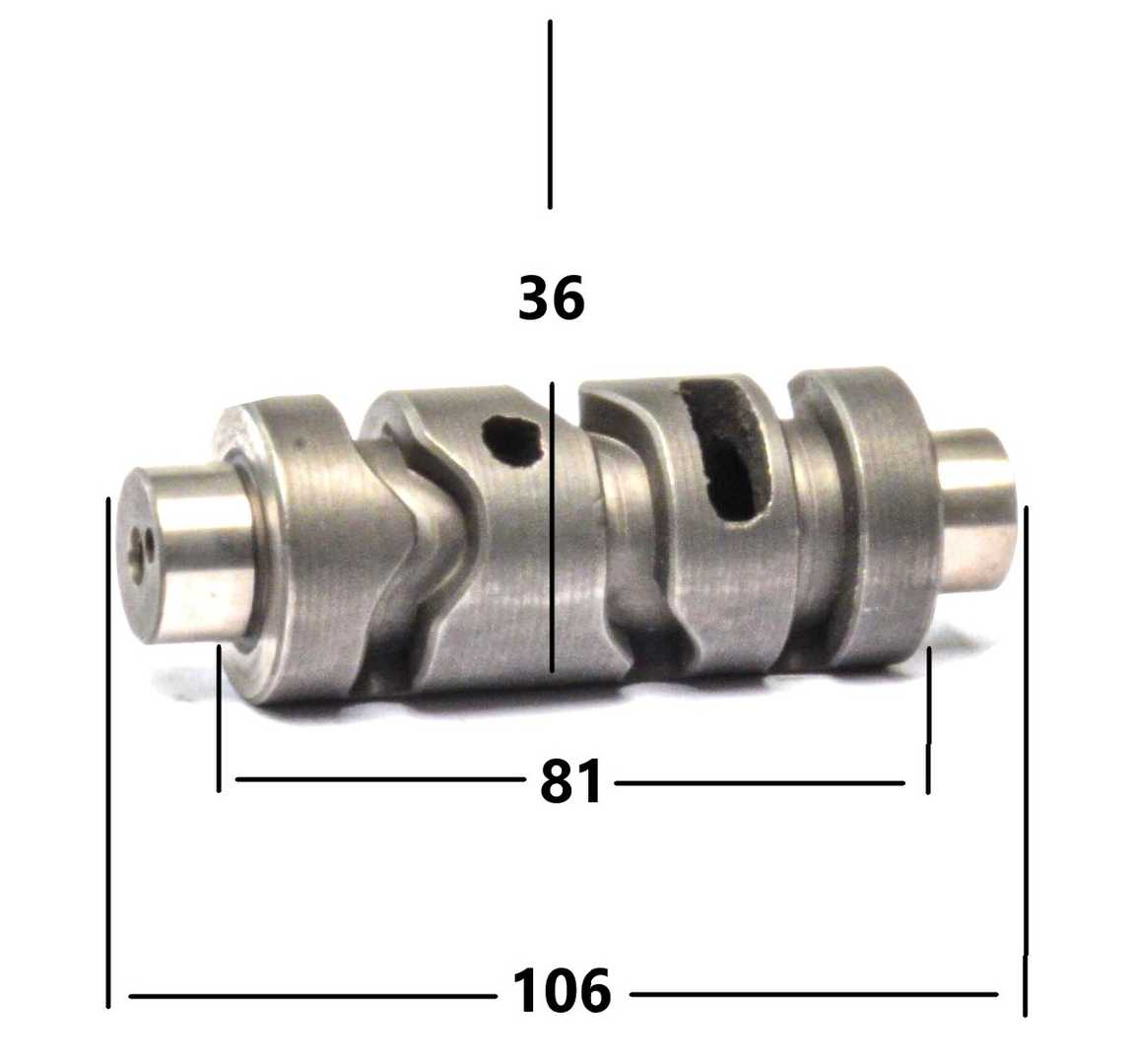 Копирный вал CG150 в сборе