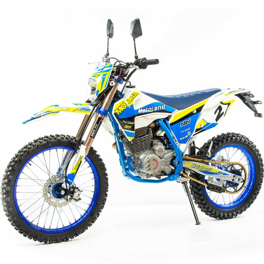 Мотоцикл Кросс Motoland XT 250 HS (172FMM) с ПТС зеленый РАСПРОДАЖА