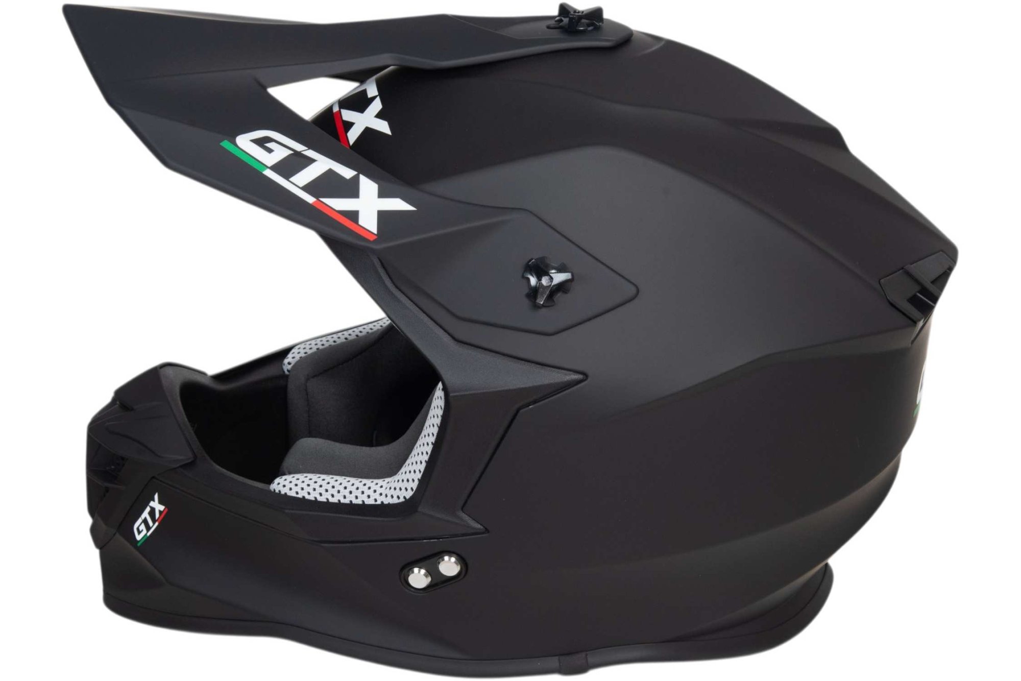 Шлем мото кроссовый GTX 633 №14 (XL) MATTE BLACK