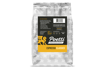 Кофе зерновой Poetti Classico 1кг, Россия Кофе зерновой Poetti Classico 1кг, Россия
