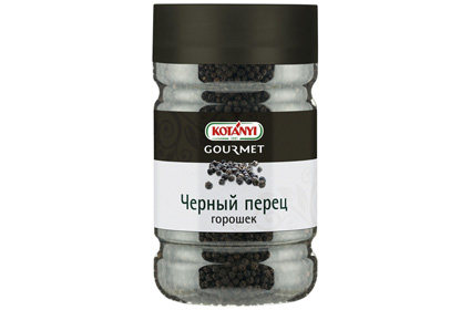 Перец чёрный горошек Kotanyi ~600г (1200 мл), Австрия Перец чёрный горошек Kotanyi ~600г (1200 мл), Австрия