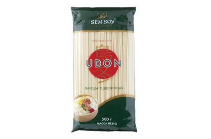 Лапша пшеничная Udon Сэн Сой 500г, Китай Лапша пшеничная Udon Сэн Сой 500г, Китай