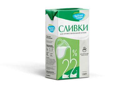 Сливки ультрапастеризованные 22% Чудское озеро 1л, Россия Сливки ультрапастеризованные 22% Чудское озеро 1л, Россия