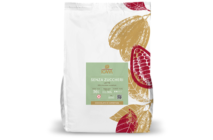 Шоколад молочный (кувертюр) 36% без сахара ICAM, 4кг, Италия Шоколад молочный (кувертюр) 36% без сахара ICAM, 4кг, Италия