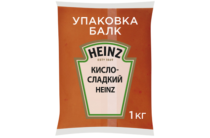 Соус Кисло-сладкий Heinz (1кг х 6 шт) 6кг, Россия Соус Кисло-сладкий Heinz (1кг х 6 шт) 6кг, Россия