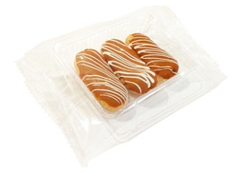 Эклеры-мини бельгийские с заварным кремом 765г (15г х 3 порции х 17 упак.) зам., Россия