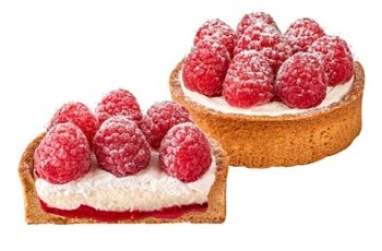 Изображение товара Тарталетка с малиной (110г х 9 шт) 990г Десертные истории зам., Россия