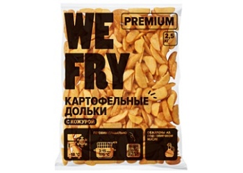Картофельные дольки с кожурой Fry Me Premium 2,5 кг зам., Россия