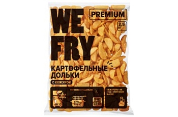 Изображение товара Картофельные дольки с кожурой Fry Me Premium 2,5 кг зам., Россия