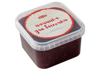 Начинка термостабильная Малина ф/ч 40 % Ратибор 1кг, Россия