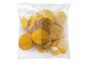 Котлеты сырные Моцарелла в панировке (~70г) 1кг Чизио зам., Россия