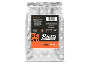 Кофе в зернах Poetti Espresso Euforia 1кг, Россия