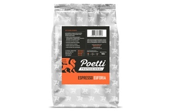 Изображение товара Кофе в зернах Poetti Espresso Euforia 1кг, Россия