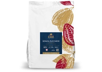 Шоколад тёмный (кувертюр) 60% без сахара ICAM, 4кг, Италия