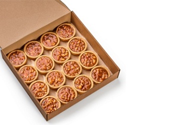 Тарталетка-мини Карамельно-ореховая (60г х 16 шт) 0,96кг Десертные истории зам., Россия