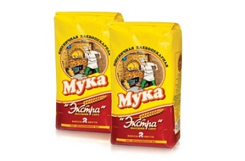 Изображение товара Мука пшеничная хлебопекарная в/с Экстра 12кг (2кг х 6 шт), Россия