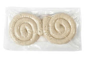 Изображение товара Колбаски (улитка) свиные вареные 100г (d 85 мм) По-ганноверски, 400г, Ремит зам., Россия