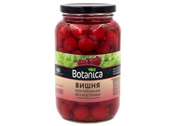 Вишня коктейльная красная с черенком Botanica 680г, Китай