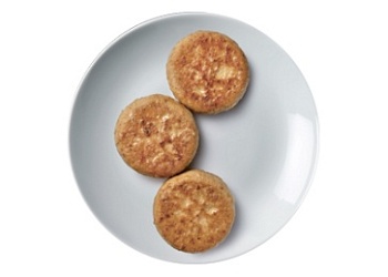 Котлеты с индейкой классические готовые ПИКАНТЕЛЬ (~70г) 3,01кг зам., Россия