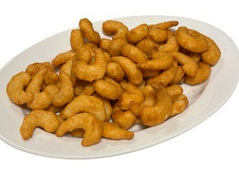 Креветка в кляре предобжаренная ~18 г/шт  1кг AQUAMARR, Россия