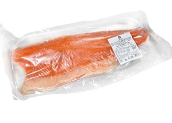 Филе форели на коже 1/2 тушки ТРИМ В 1,0-1,6 кг зам., Беларусь