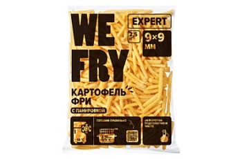 Изображение товара Картофель фри в панировке 9х9 Expert We Fry 2,5кг зам., Россия