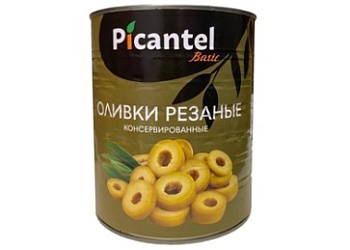 Оливки резаные 2,85кг PICANTEL BASIC, Египет