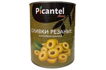 Изображение товара Оливки резаные 2,85кг PICANTEL BASIC, Египет