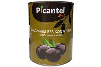 Изображение товара Маслины без косточки калибр 280/320 - 2,85 кг PICANTEL BASIC, Египет