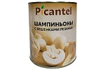 Грибы Шампиньоны резаные с вешенками  3,1л Picantel, Китай