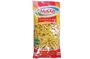 Изображение товара Картофель фри (10 х10) Байсад 2,5 кг зам., Россия