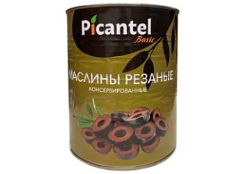 Маслины резаные  2,85 кг PICANTEL BASIC, Египет