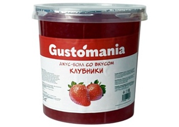 Джус - боллы Клубника 3кг Gustomania, Китай