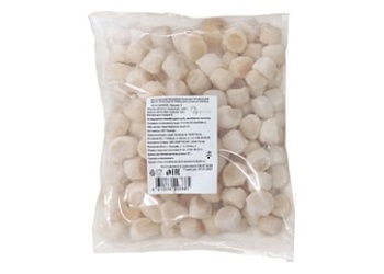 Гребешок дикий курильский без икры S ~120 шт/кг, 1кг, AQUAMARR, зам., Россия