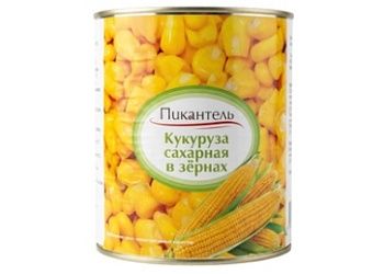 Кукуруза сладкая 2,95 кг ПИКАНТЕЛЬ, Россия
