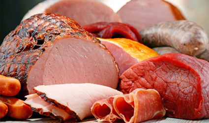 Окорока, ветчины и изделия из говядины