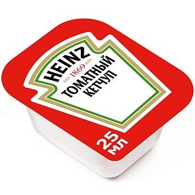 Дип-пот Кетчуп Томатный Heinz (25мл х 125 шт) 3,6кг