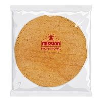 Тортилья d 10-дюйм (25 см) пшеничная с томатом (1 кор/ 120 шт) Mission Foods зам.