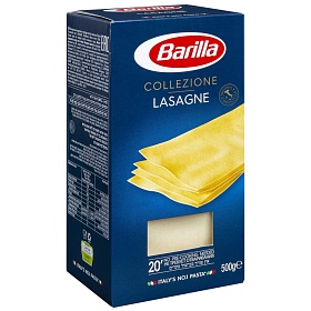 Лазанья Barilla, 7,5 кг (15 шт х 500г), Италия Лазанья Barilla, 7,5 кг (15 шт х 500г), Италия