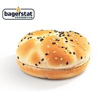Булочка для бургера с ч/б кунжутом Импринт 100 мм (63г х 48 шт) Bagerstat Foodservice зам., Россия