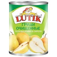 Груша половинки Lutik 850 мл, Китай