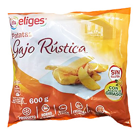 Картофельные дольки с кожурой со специями 10,2кг (0,6кг х 17 шт) зам., Бельгия