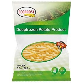 Картофель фри 9х18 Стейк Хаус Ecofrost 2,5кг зам., Бельгия Картофель фри 9х18 Стейк Хаус Ecofrost 2,5кг зам., Бельгия
