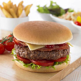 Булочка для бургера 100 мм (52г х 48 шт) Bagerstat Foodservice зам., Россия