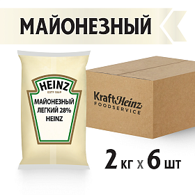 Соус Майонезный Легкий 28% Heinz (2 кг х 6 шт)