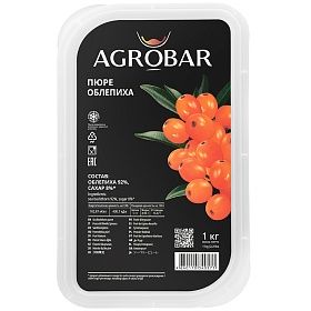 Пюре из облепихи c сахаром Agrobar 1 кг