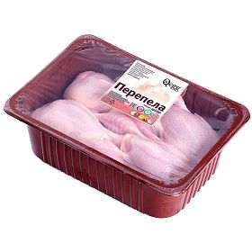 Перепелка, Тушка 200-220г х 4 шт/уп Угличская ПФ зам.