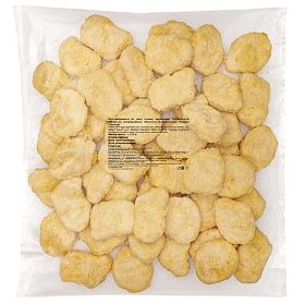 Наггетсы куриные в кляре (20-26 г) Классические, 16,725 кг зам., Компас фудс Наггетсы куриные в кляре (20-26 г) Классические, 16,725 кг зам., Компас фудс