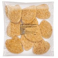 Котлеты куриные для бургера в панировке 100г, 16 кг, зам., Компас фудс